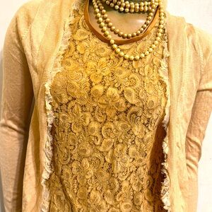 Missoni Cardigan and french lave top